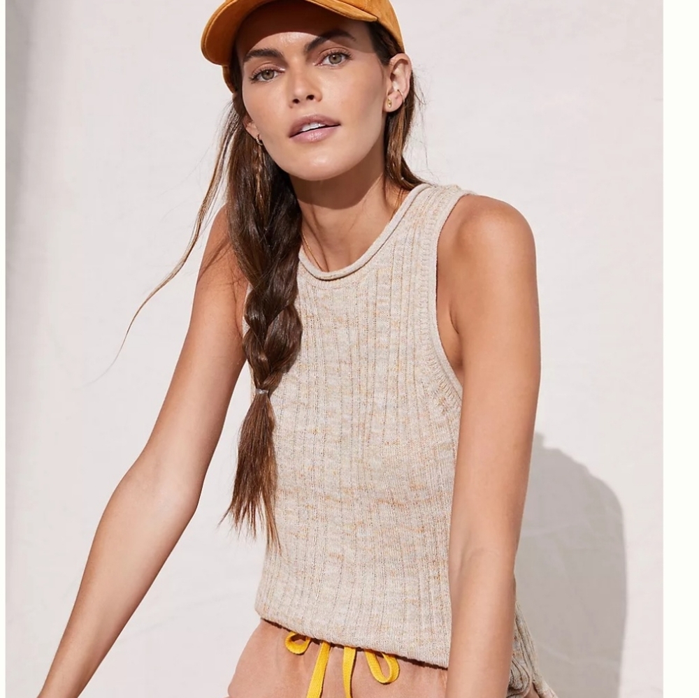 Anthropologie Pilcro Knit Tank Top sz XL